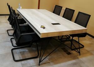 时尚板式会议桌定制加厚桌面